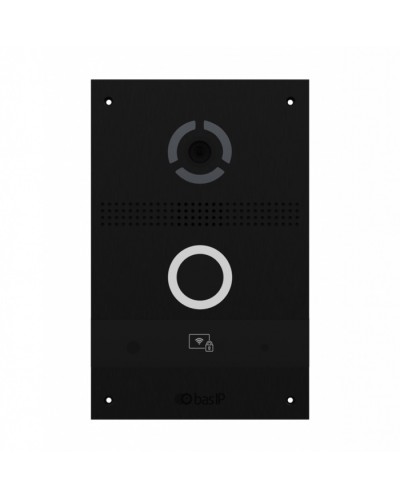 Панель вызывная индивидуальная BAS-IP AV-08FB BLACK в Норильске Вызывные видеопанели малоабонентные Pintop.ru