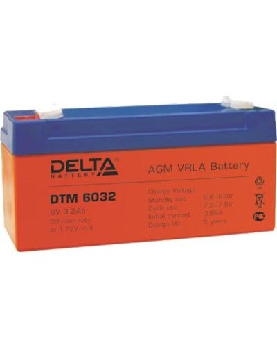 Аккумулятор свинцово-кислотный Delta DTM 6032 в Норильске Электротехническое оборудование Pintop.ru