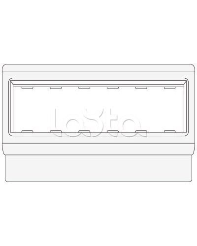 Рамка-суппорт под 6 модулей BRAVA PDA-3BN 80 DKC 10643 в Королеве Аксессуары для кабель-канала Pintop.ru