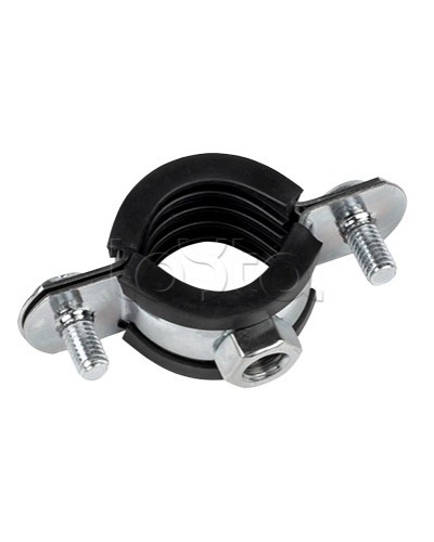 Хомут стальной 3/8 (15-19 мм), с уплотнителем EKF (hsu1038) в Норильске Стяжки-хомуты Pintop.ru