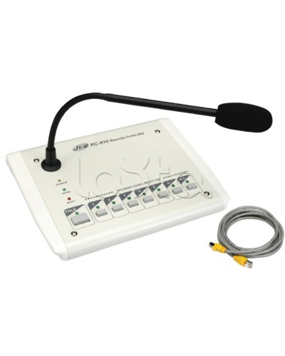 Станция настольная микрофонная JDM RC-610 в Норильске Микрофонные консоли и микрофоны Pintop.ru