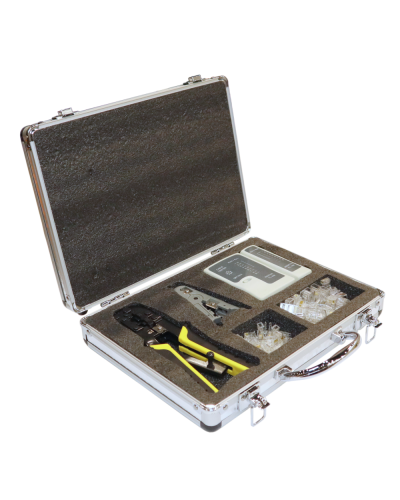 Набор инструментов для изготовления и тестирования патч-кордов LANMASTER LAN-NT-TK/PATCH-TST в Норильске Аксессуары для стоек и шкафов Pintop.ru