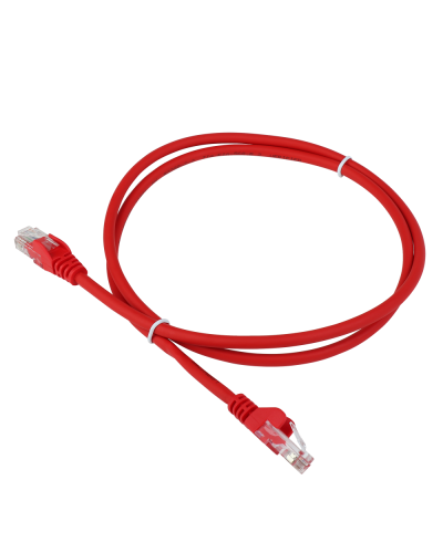 Патч-корд LANMASTER LSZH UTP кат.5e, 12 м, красный LANMASTER LAN-PC45/U5E-12-RD в Норильске Патчкорды (медные) Pintop.ru