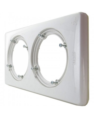 Рамка 2 поста IP44, белая Celiane Legrand 069072 в Норильске Аксессуары для кабель-канала Pintop.ru