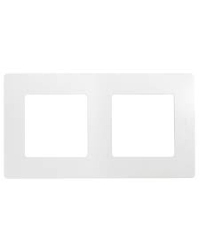 Рамка 2 поста Etika белый Legrand 672502 в Норильске Аксессуары для кабель-канала Pintop.ru