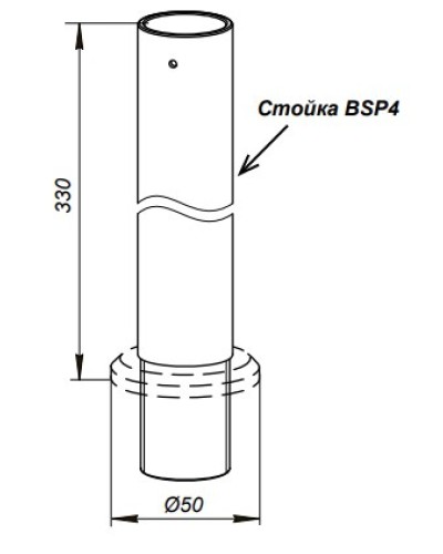 Стойка PERCo-BSP4 в Норильске Дополнительное оборудование для СКУД Pintop.ru