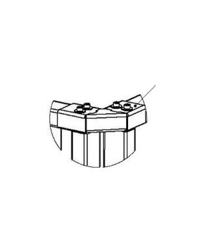 Накладка верхняя PERCo-RF01 0-04 в Норильске Дополнительное оборудование для СКУД Pintop.ru