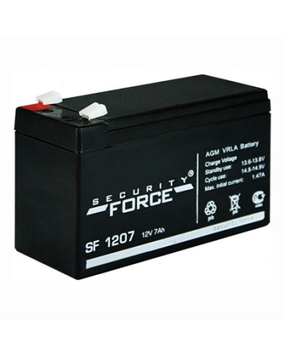 Аккумулятор свинцово-кислотный Security Force SF 1207 в Норильске Электротехническое оборудование Pintop.ru