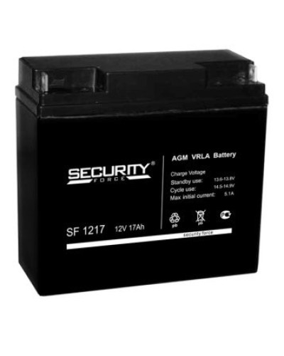 Аккумулятор свинцово-кислотный Security Force SF 1217 в Норильске Электротехническое оборудование Pintop.ru