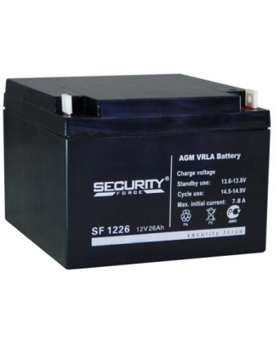 Аккумулятор свинцово-кислотный Security Force SF 1226 в Норильске Электротехническое оборудование Pintop.ru