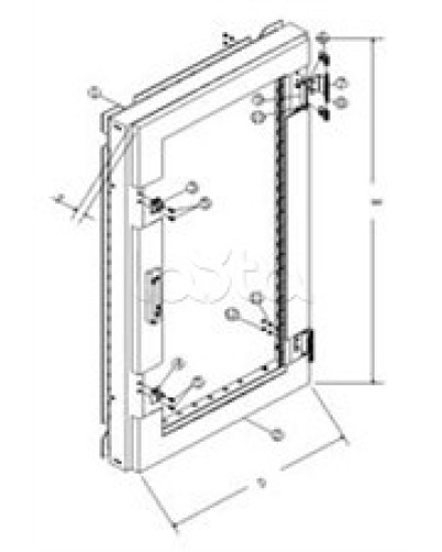 Дверь передняя плексигласовая TOA PGD-22 в Норильске Системы оповещения и трансляции TOA Pintop.ru